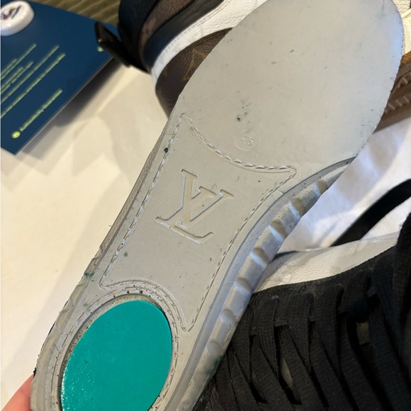 Louis Vuitton Rivoli high top sneakers 4.5=8 in womens - Picture 10 of 13